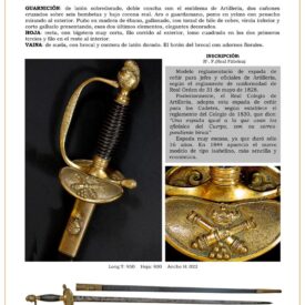 espada de ceir jpg 1747868964 1747890673 275x275 - Espadìn Diplomatico 1836: Eleganza ed Esclusività nell'Artigianato