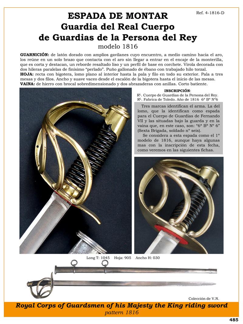 espada de montar jpg 1747307364 1747329063 - Spada da Guardia Reale 1816: Design Unico ed Elegante