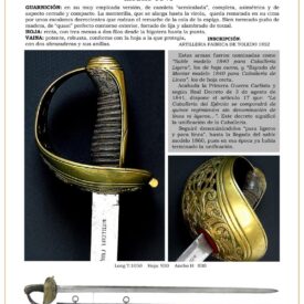 espada de montar oficial de caballera de lnea modelo 1840 jpg 1748279368 1748301081 275x275 - Sciabola da Artiglieria 1840: Storia e Design Unico