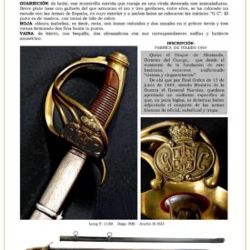 espada de montar oficial de la guardia civil modelo 1844 jpg 1748603371 1748614484 275x275 - Sabliera d'artiglieria 1862: storia e dettagli affascinanti