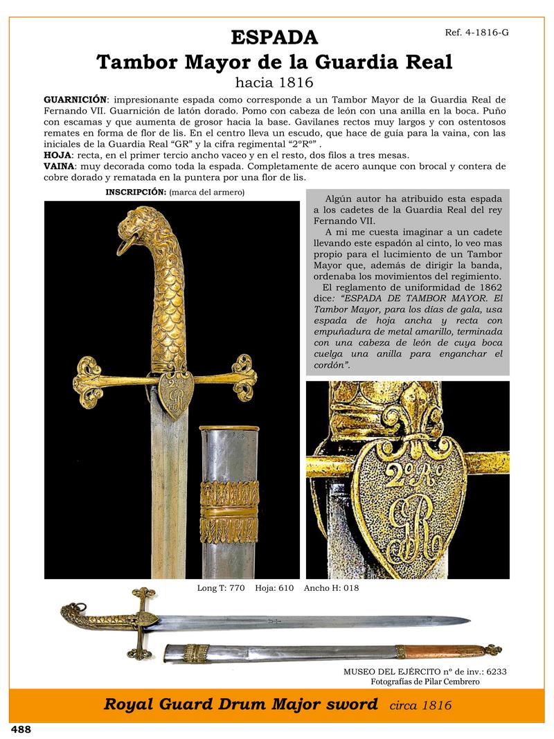 espada de tambor mayor de la guardia real jpg 1747372167 1747394284 - Spada del Tambur Major della Guardia Reale: un Tesoro Storico