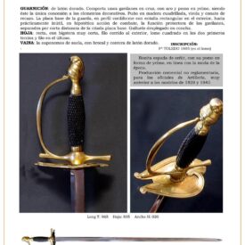 espada oficial de artillera c 1803 jpg 1746637766 1746659495 275x275 - Spada Ufficiale Dei Reali Eserciti: Eleganza E Storia