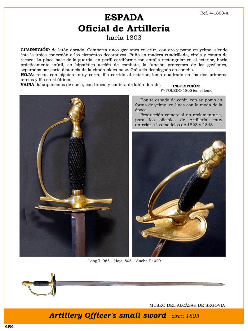 espada oficial de artillera c 1803 jpg 1746637766 1746659495 - Spada Ufficiale di Artiglieria: Eleganza e Storia 1803