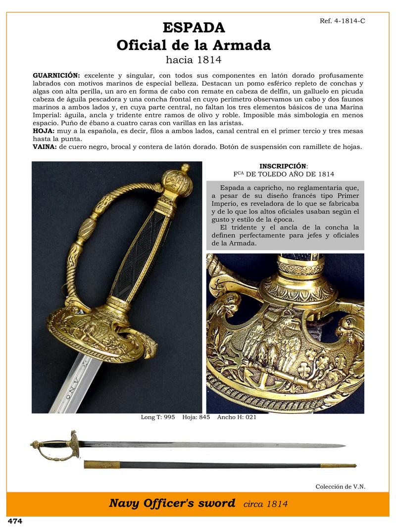 espada oficial de la armada hacia 1814 jpg 1747069769 1747091582 - Spada Ufficiale della Marina: Eleganza Marittima del 1814