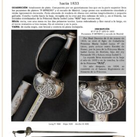 espada oficial del rgto de caballera princesa mara isabel luisa hacia 1833 jpg 1747955371 1747977067 275x275 - Spada di Xena, la principessa guerriera