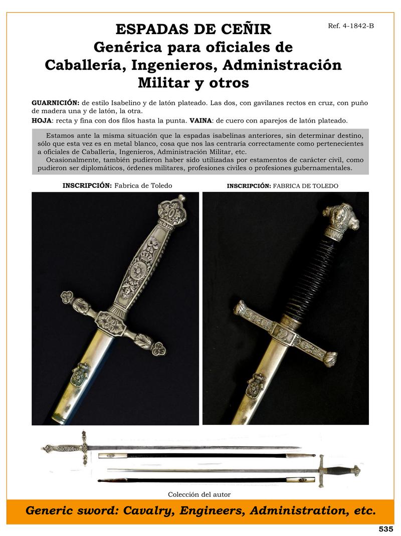 espadas de ceir jpg 1748344168 1748365852 - Spade da Cintura Isabeline: Eleganza e Storia Militare