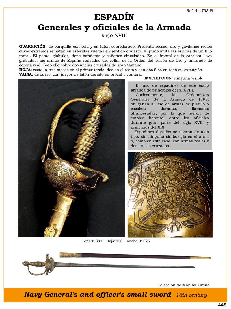 espadn jpg 1746443368 1746465078 - Spadine Dorate del XVIII Secolo: Eleganza e Distinzione