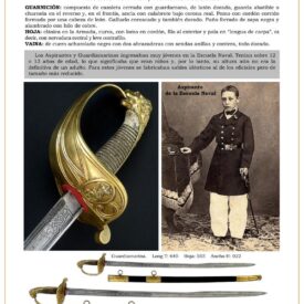 sable guardiamarina y aspirante de la armada modelo 1844 57 variante reducido jpg 1748581768 1748614324 275x275 - Sciabola da Artiglieria 1840: Storia e Design Unico