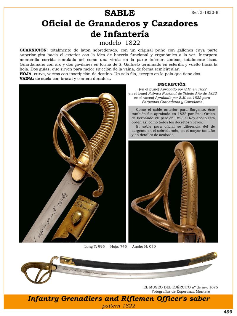 sable jpg 1747609768 1747762178 - Sciabola Ufficiale dei Granatieri 1822: Design e Esclusività
