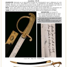 sable oficial de granaderos y cazadores de infantera modelo 1818 jpg 1747436969 1747458645 275x275 - Spada ufficiale di fanteria 1818: rare gemme da collezione