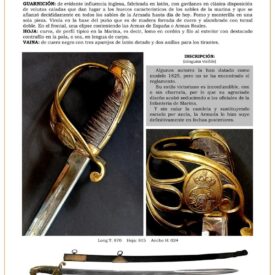 sable oficial de infantera de marina hacia 1825 jpg 1747760968 1747761950 275x275 - Spada da Sella Reale: Ufficiale di Cavalleria 1825