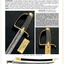 sable oficial de infantera hace 1802 jpg 1746595898 1746616304 275x275 - Sabile da ufficiale della Marina spagnola: storia e design