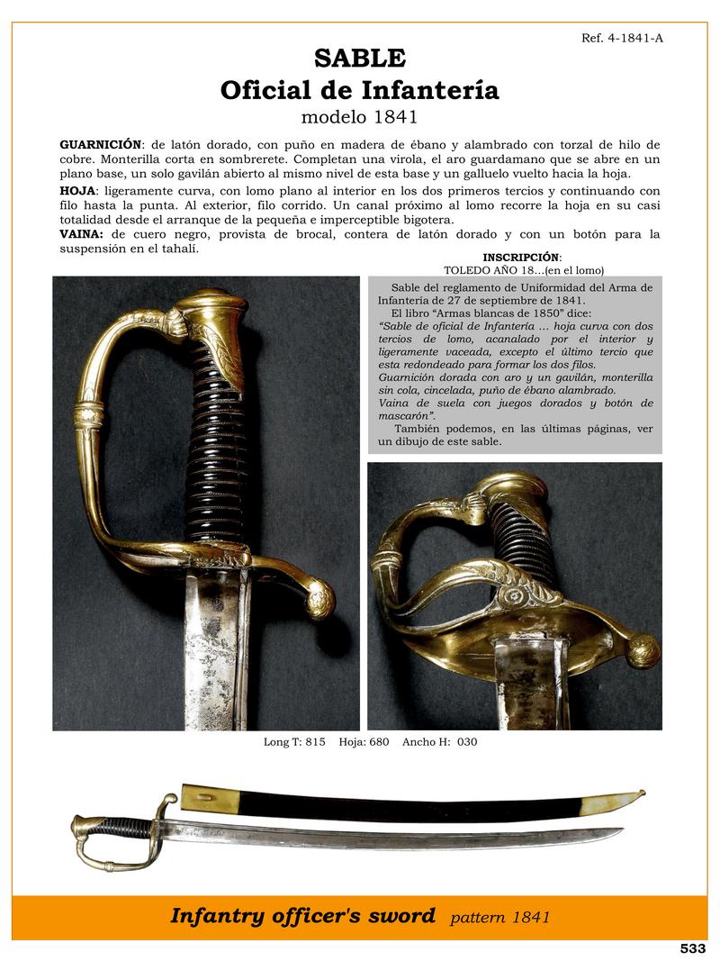 sable oficial de infantera modelo 1841 jpg 1748300964 1748323121 - Scherma Ufficiale di Fanteria 1841: Eleganza e Tradizione