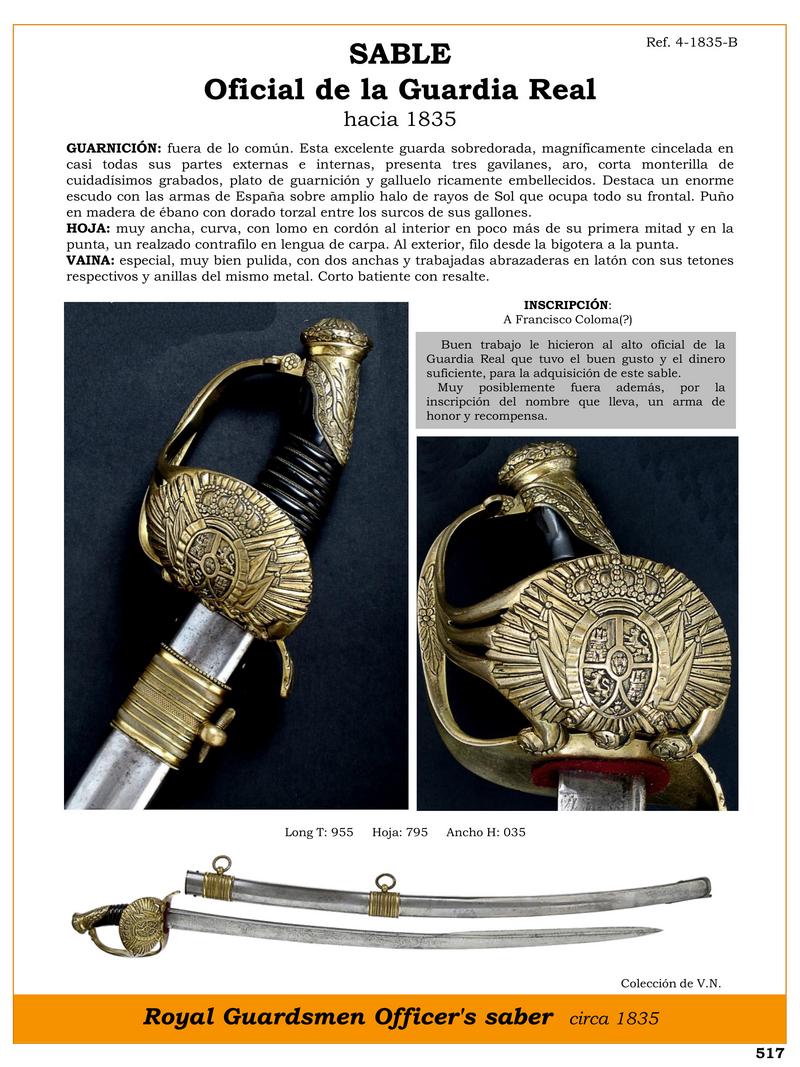 sable oficial de la guardia real jpg 1747998564 1748020273 - Collezione Esclusiva: Sciabola Reale con Design Unico
