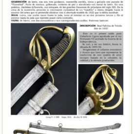 sable tropa de caballera ligera modelo 1815 jpg 1747177764 1747221062 275x275 - Spada da Guardia Reale 1816: Design Unico ed Elegante