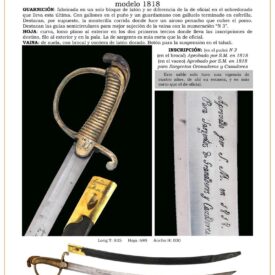 sabre sargentos de granaderos y cazadores de infantera modelo 1818 jpg 1747415369 1747437042 275x275 - Spada ufficiale di fanteria 1818: rare gemme da collezione