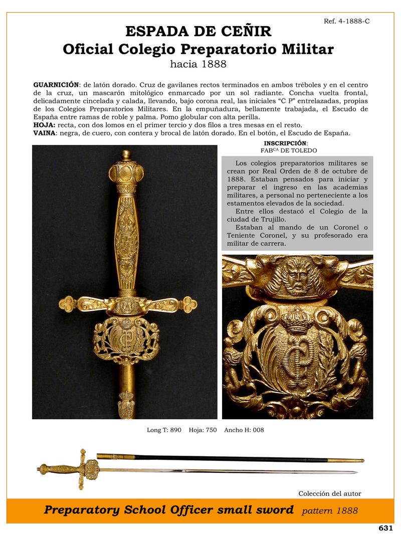 espada de ceir jpg 1750352967 1750353304 - Spada da Fianco Militare: Storia e Dettagli Unici