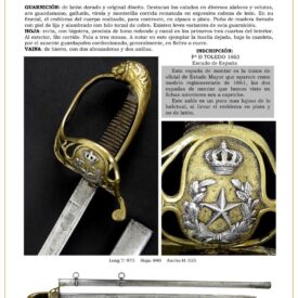 espada de montar oficia de estado mayor modelo 1861 jpg 1749316167 1749316481 275x275 - Sciabola Ufficiale 1911: Storia e Caratteristiche Uniche