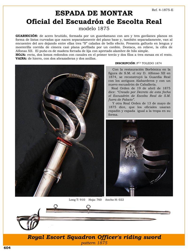 espada de montar oficial del escuadrn de escolta real modelo 1875 jpg 1749812970 1749813302 - Spada da monta 1875: eleganza reale in ogni dettaglio