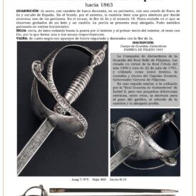 espada guardia del real sello de filipinas jpg 1749402570 1749402899 275x275 - Spada da alabardiere 1848: Eleganza e Tradizione Militare