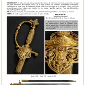 espada oficial cuerpo de ingenieros de la armada jpg 1749640165 1749640481 275x275 - Spada da Cavallo del Re Amadeo I: Eleganza e Design Unico