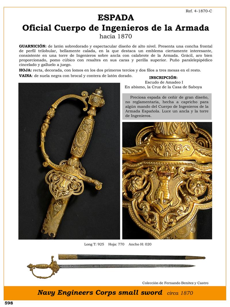 espada oficial cuerpo de ingenieros de la armada jpg 1749640165 1749640481 - Spada degli Ingegneri della Marina Spagnola del 1870