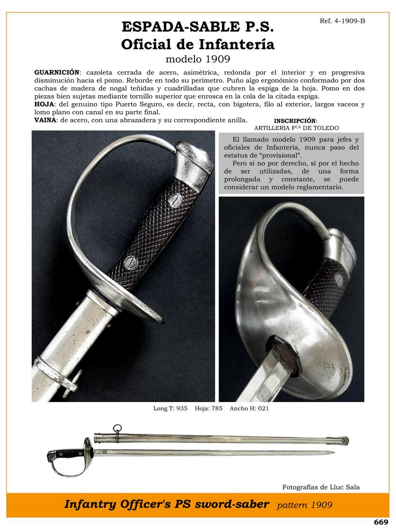 espada sable p s jpg 1751130566 1751130904 - Sciabola-Sciabola P.S. Modello 1909: Design ed Esclusività nelle Armi
