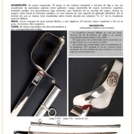 general military academy cadets sword pattern 1883 jpg 1750093768 1750094124 275x275 - Sciabola Militare 1908: Design Classico e Distintivo
