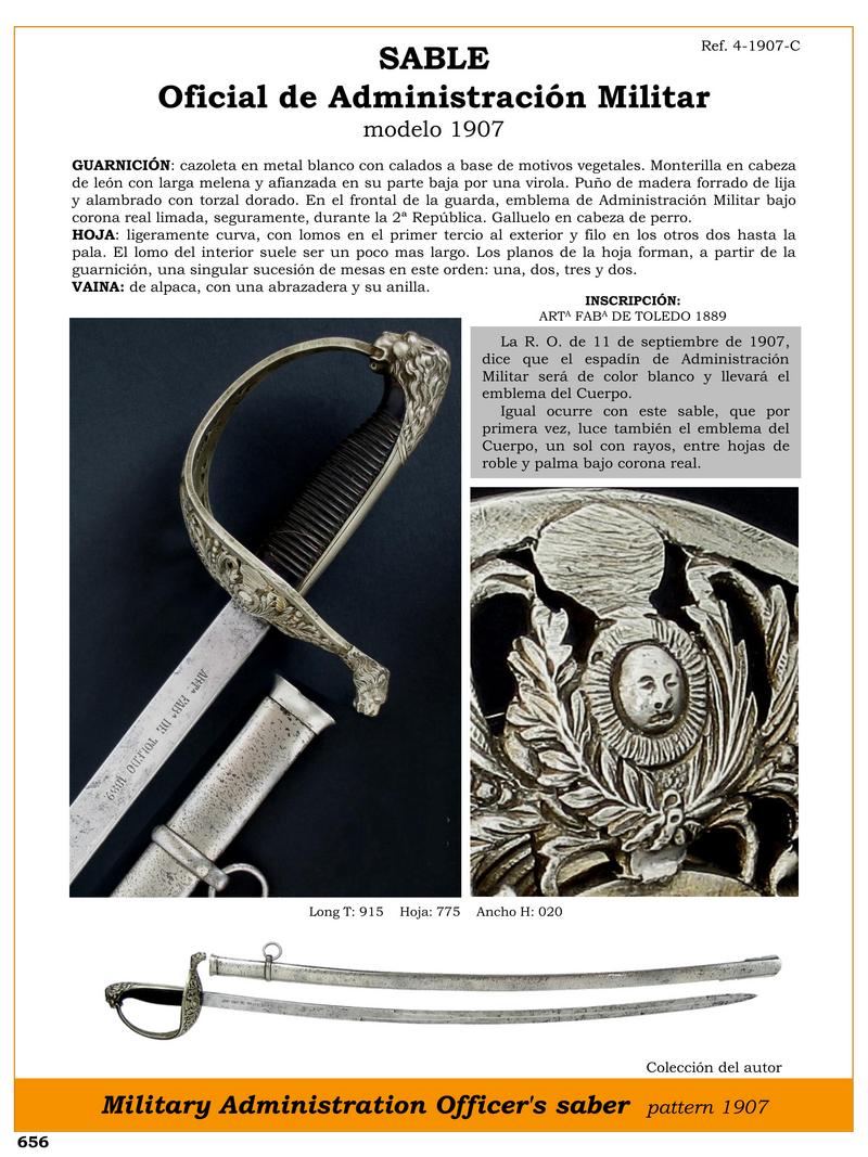 military administration officers saber pattern 1907 jpg 1750892965 1750893298 - Sciabola Militare 1907: Design Esclusivo ed Emblemi Unici