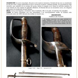 sable alumno de la academia general militar modelo 1883 variante hoja recta y sin emblema jpg 1750072169 1750072474 275x275 - Spada ufficiale delle Guardie Reali waloniane del 1817