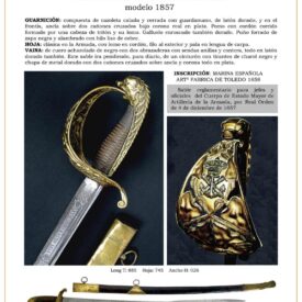 sable jpg 1748948968 1748949297 275x275 - Spada storica per ufficiali di alabardieri del XVIII secolo