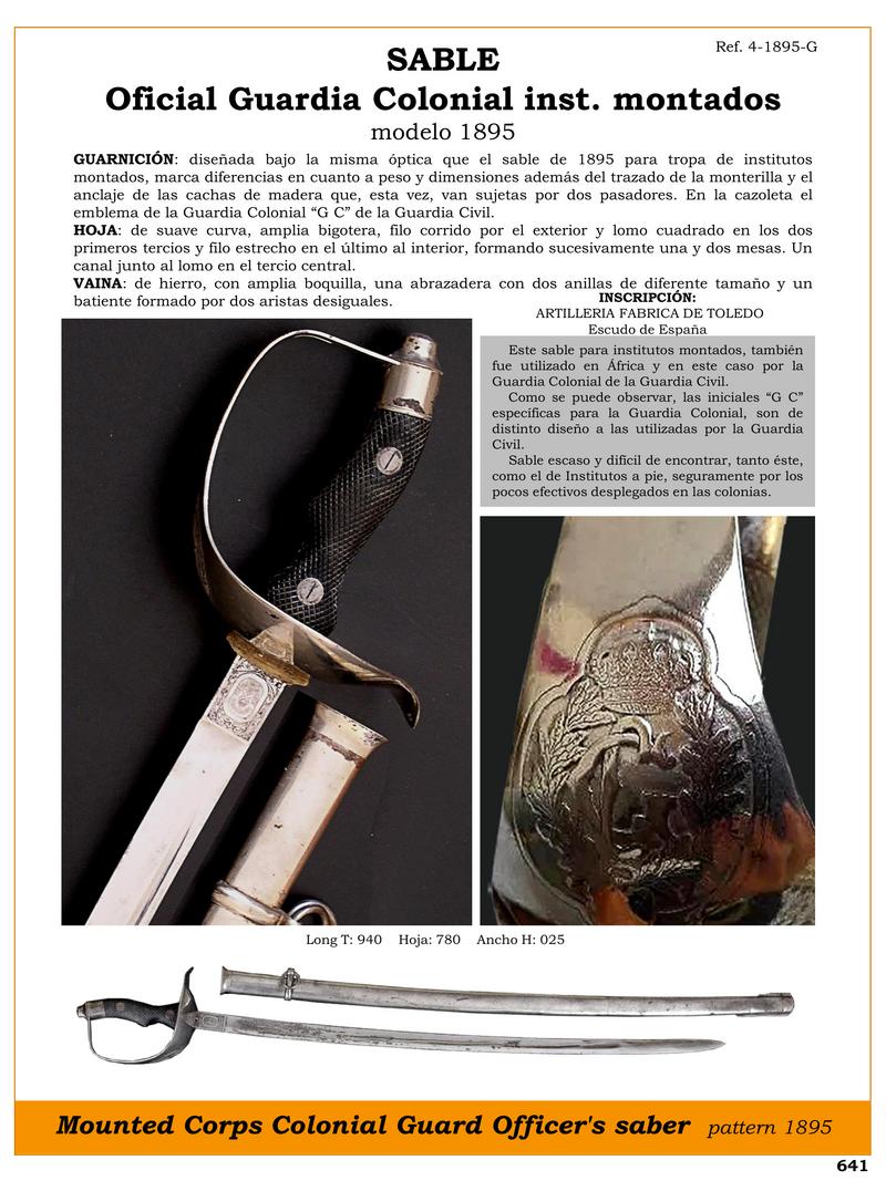 sable jpg 1750568966 1750569495 - Sciabola Coloniale 1895: Eleganza e Rarità nella Guardia Civile