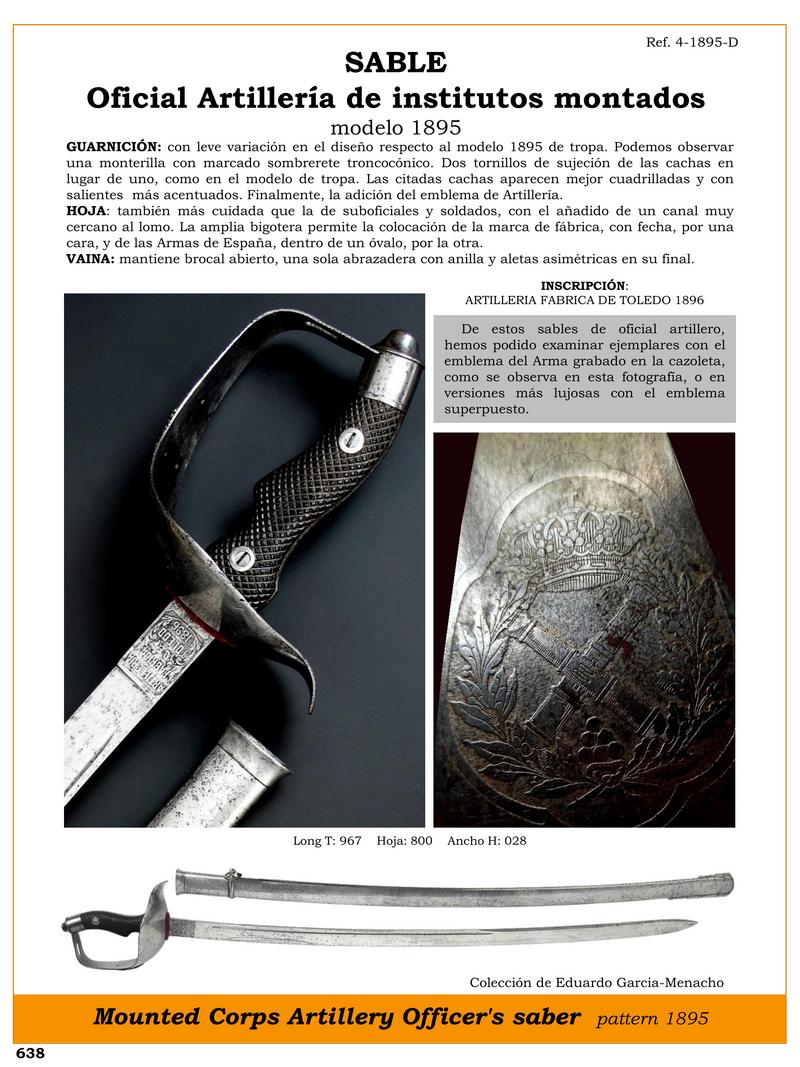 sable oficial artillera de institutos montados modelo 1895 jpg 1750504166 1750504488 - Sciabola Ufficiale di Artiglieria 1895: Design Esclusivo ed Elegante