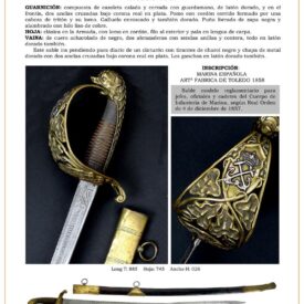 sable oficial cuerpo de infantera de marina modelo 1857 jpg 1748970570 1748992516 275x275 - Daga Cutó: Eleganza e Funzionalità Marina del XVIII