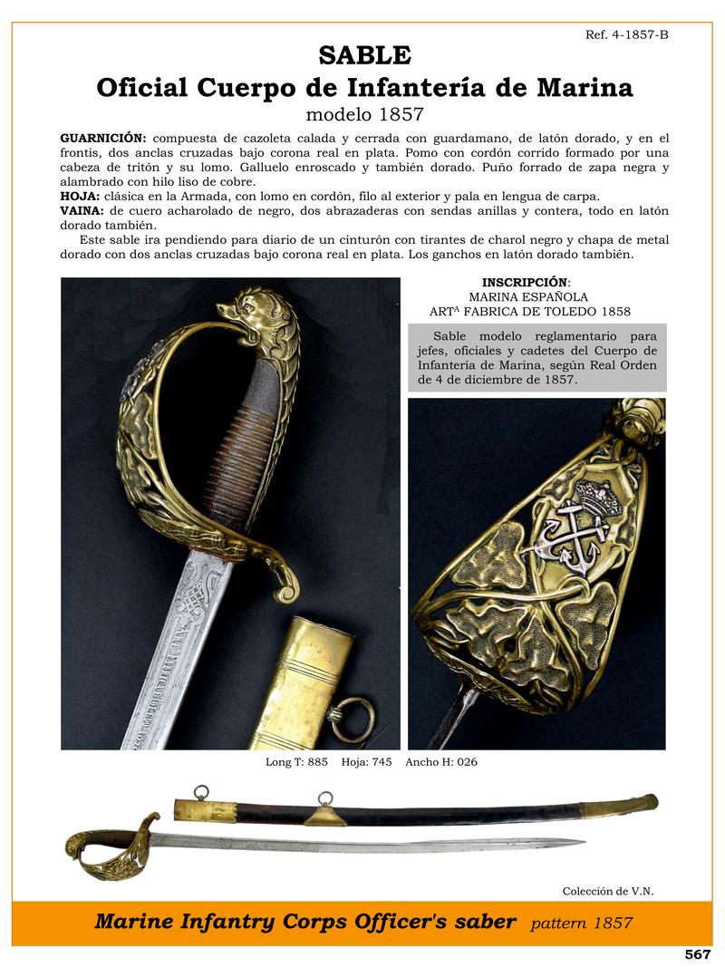 sable oficial cuerpo de infantera de marina modelo 1857 jpg 1748970570 1748992516 - Sciabola da Fanteria di Marina: Design e Tradizione 1857
