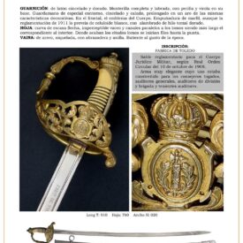sable oficial cuerpo juridico militar modelo 1908 jpg 1751044168 1751044509 275x275 - Sciabola Militare Generale 1908: Design Elegante e Funzionale