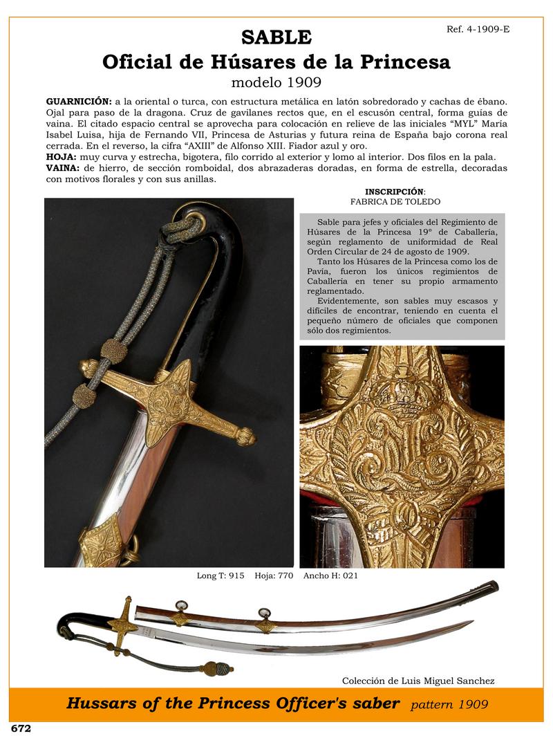 sable oficial de hsares de la princesa modelo 1909 jpg 1751195365 1751195829 - Sciabola Ufficiale degli Usari: Storia ed Esclusività nel 1909
