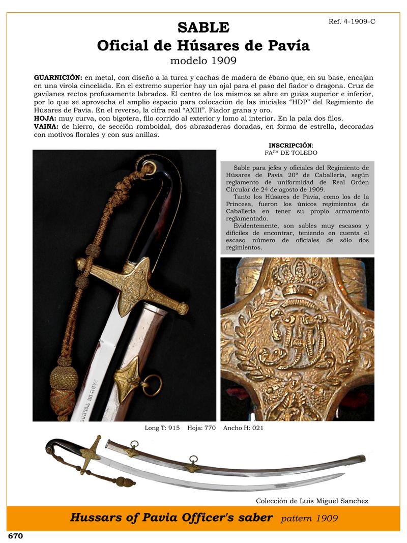 sable oficial de hsares de pava modelo 1909 ref 4 1909 c jpg 1751152168 1751152482 - Sciabola degli Usseri di Pavia 1909: Un Gioiello Storico e Raro