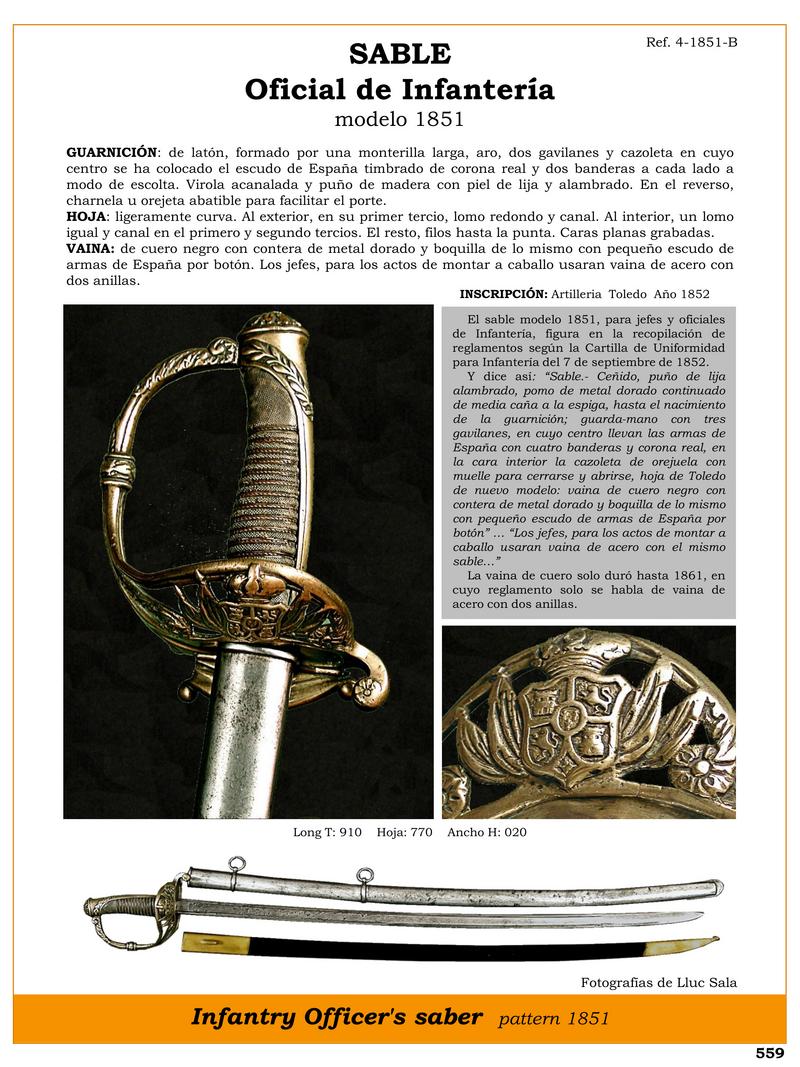 sable oficial de infantera modelo 1851 jpg 1748797768 1748798105 - Sciabola da Fanteria 1851: Design Elegante e Funzionale