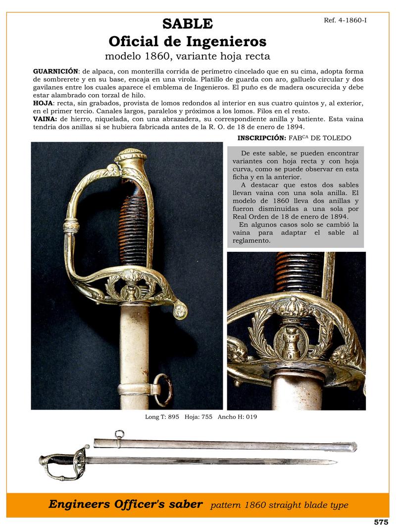 sable oficial de ingenieros modelo 1860 variante hoja rectra jpg 1749143372 1749165279 - Sable di Ingegneri 1860: Design Unico e Qualità Eccezionale