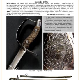 sable oficiales y alumnos jpg 1750806570 1750806891 275x275 - Falcioni dell'Accademia Militare: Modello 1883 con lama dritta