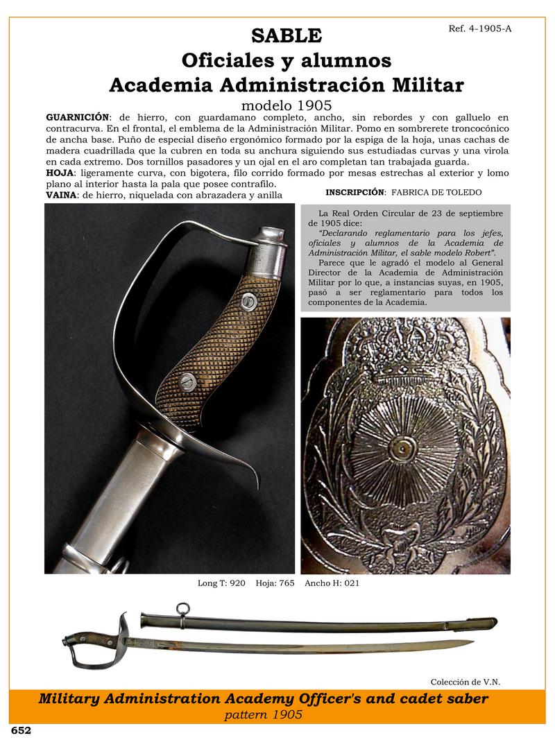 sable oficiales y alumnos jpg 1750806570 1750806891 - Sciabola Modello 1905: Un'Icona dell'Accademia Militare