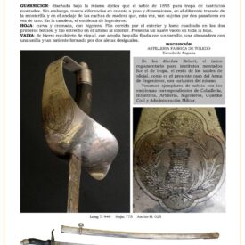 sable ref 4 1895 e oficial ingenieros de institutos montados modelo 1895 jpg 1750525764 1750526099 275x275 - Sciabola Coloniale 1895: Eleganza e Rarità nella Guardia Civile