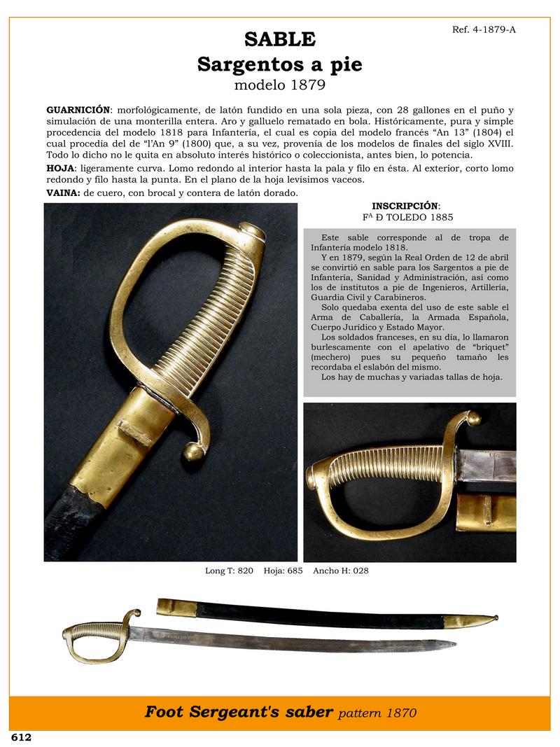 sable sargentos a pie modelo 1879 jpg 1749964163 1749964893 - Scopri il Pugnale per Sergenti a Piedi Modello 1879