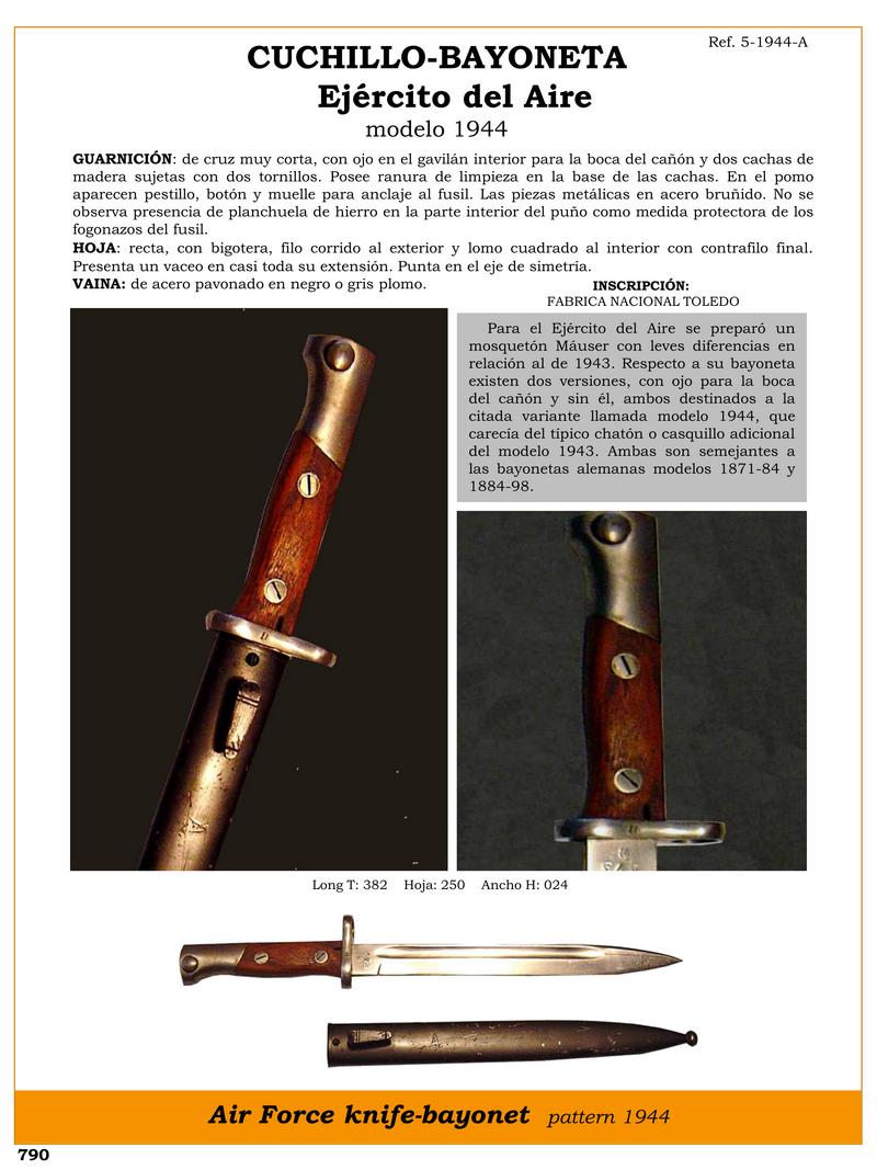 cuchillo bayoneta ejrcito del aire modelo 1944 jpg 1753636174 1753636802 - Coltello-Fondina Modello 1944: Design e Caratteristiche Uniche