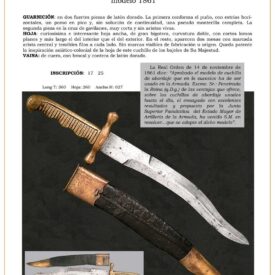 cuchillo de abordaje de la armada espaola modelo 1861 jpg 1753052971 1753053712 275x275 - Sciabola da Ufficiale di Stato Maggiore: Design Classico 1931