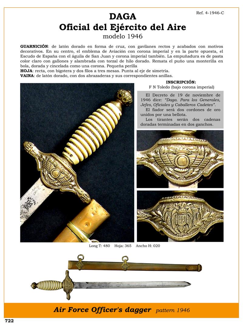 daga oficial del ejercito del aire modelo 1946 jpg 1752253770 1752254427 - Pugnale Ufficiale dell'Aeronautica: Eleganza e Tradizione