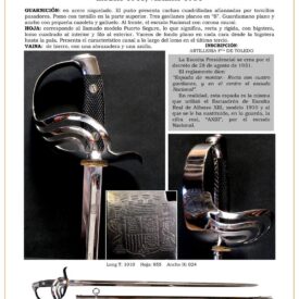 espada de montar oficial escolta presidencial modelo 1910 variante 1931 jpg 1751670570 1751670893 275x275 - Sciabola Militare 1943: Design Unico ed Emblema Esclusivo