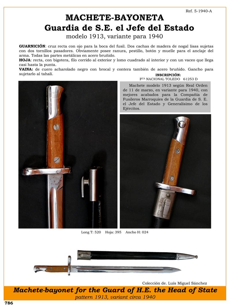 machete bayoneta jpg 1753549771 1753550439 - Machete-Baionetta 1913: Il Gioiello della Guardia Spagnola
