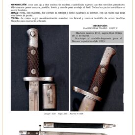 machete bayoneta para el mauser espaol modelo 1913 jpg 1753528172 1753528812 275x275 - Coltello-Fondina Modello 1944: Design e Caratteristiche Uniche
